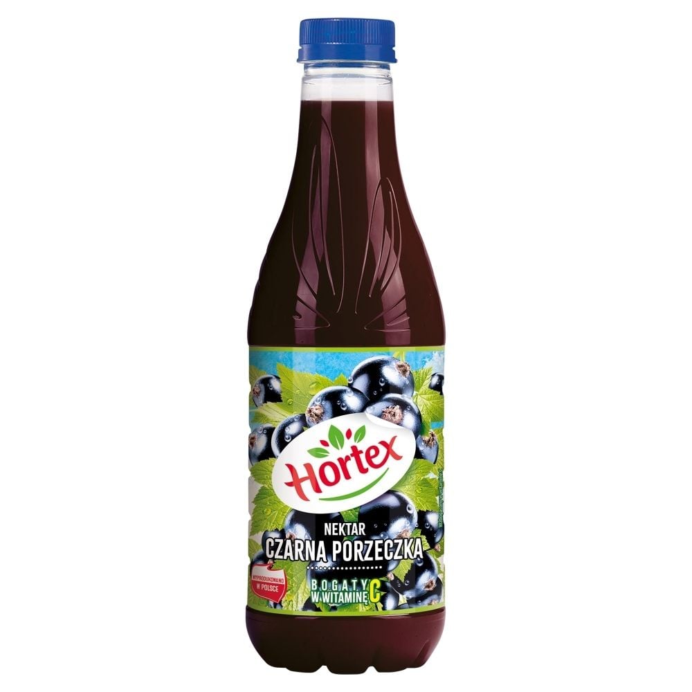 Hortex Nektar z czarnych porzeczek wzbogacony witaminą C.