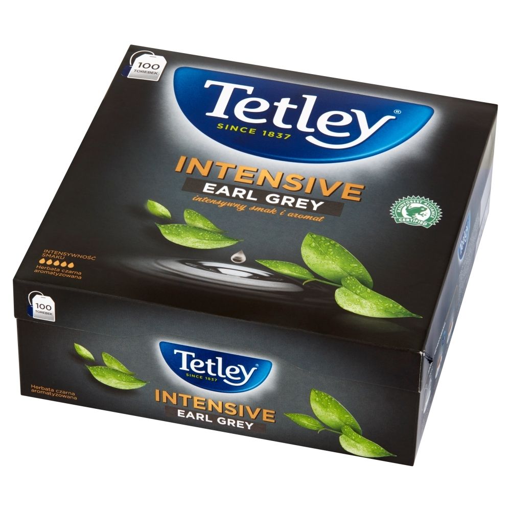 Tetley Tata Herbata ekspresowa Intensive Earl Grey, 100x2 g