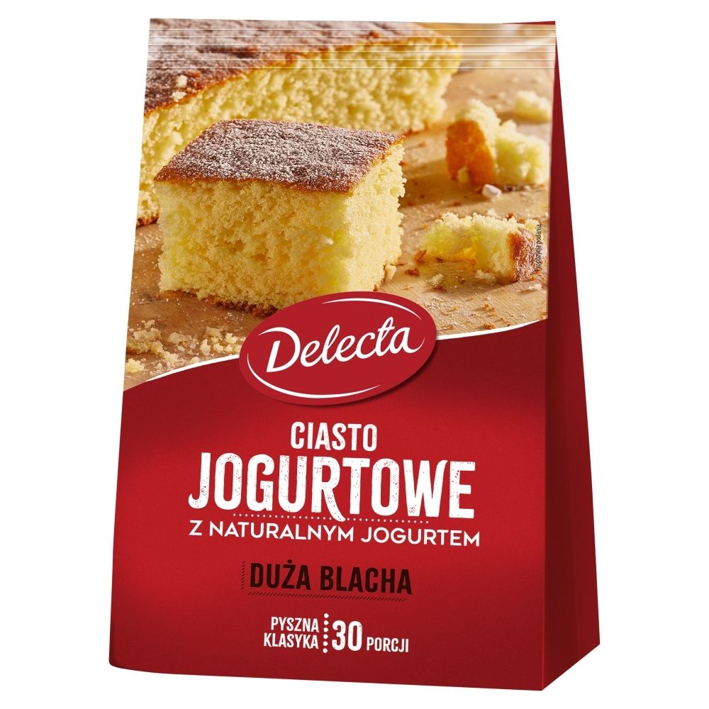 Delecta Duża Blacha Ciasto jogurtowe 640g