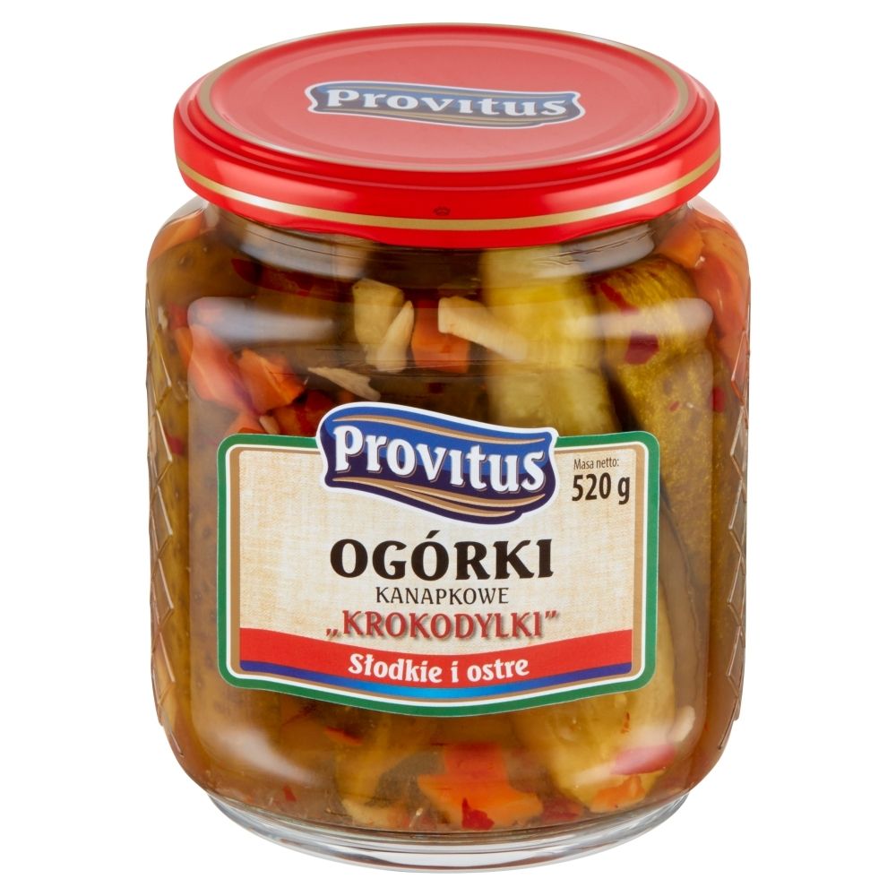 Ogórki konserwowe kroodylki Provitus 520G