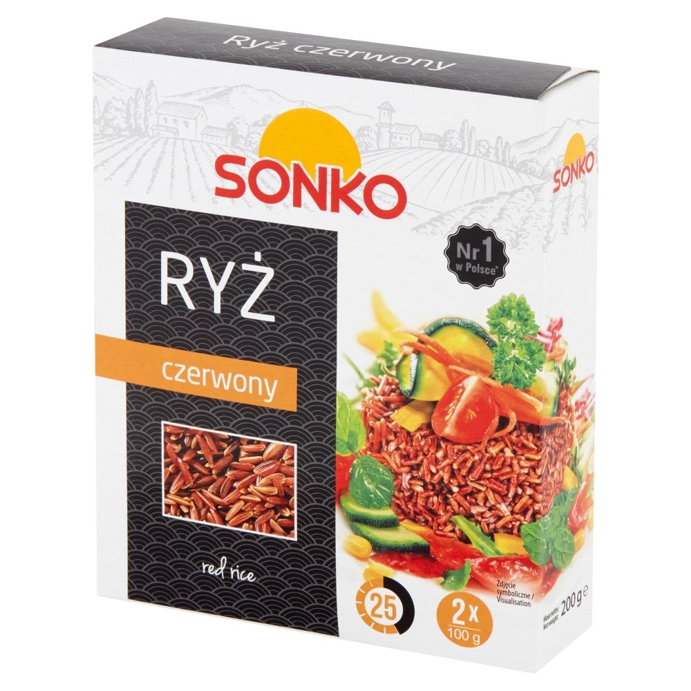 Sonko Ryż czerwony Risana 2x100 g
