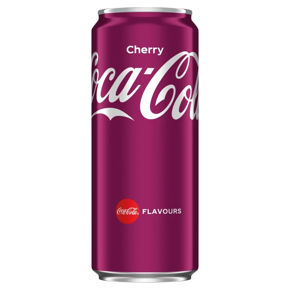 Coca-Cola Napój gazowany o smaku cola i wiśniowym 330 ml