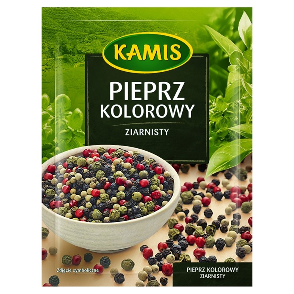 Kamis Pieprz Kolorowy Ziarnisty 12g