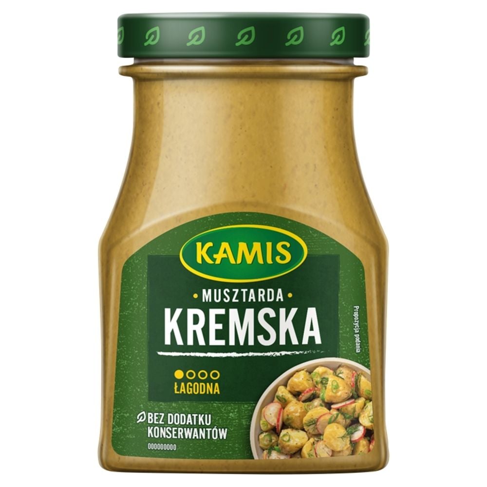 Kamis musztarda kremska łagodna 185g