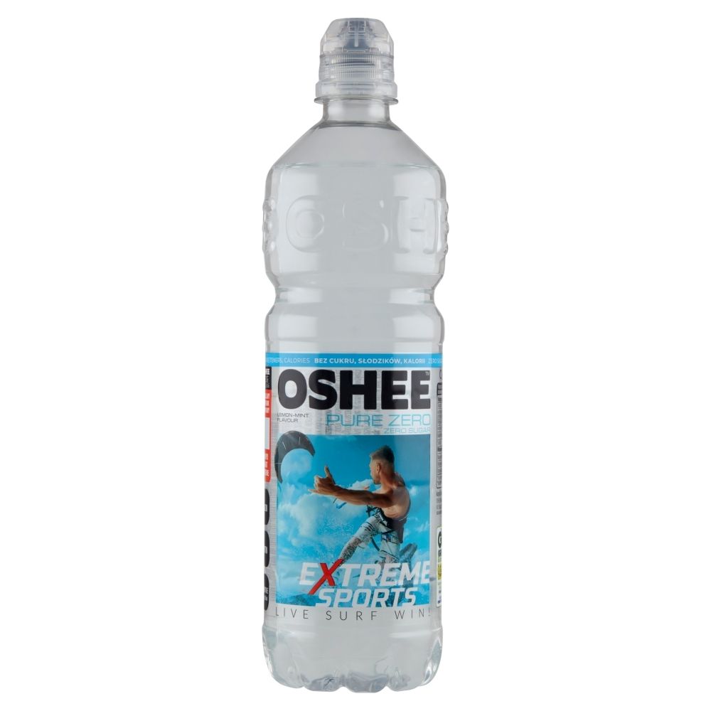 Oshee Pure Zero Napój niegazowany o smaku cytrynowo-miętowym 750 ml