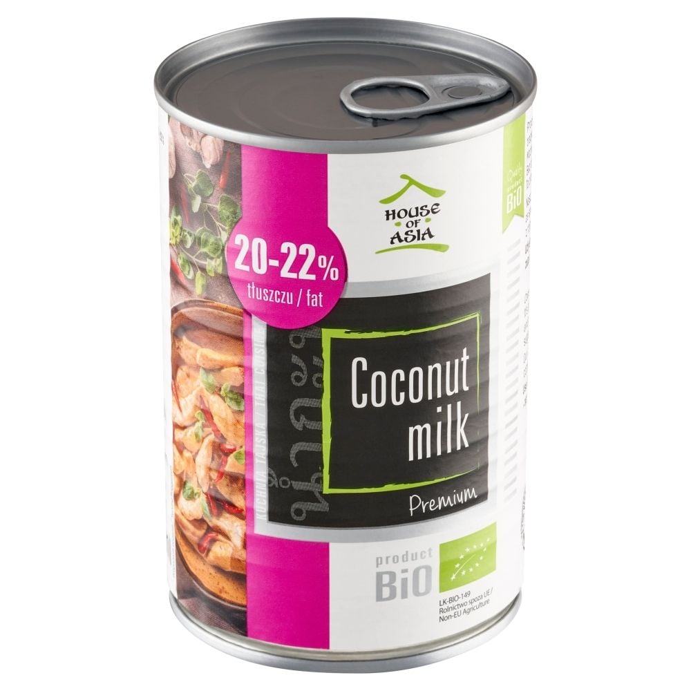 House of Asia HA MLECZKO KOKOSOWE PREMIUM BIO 20-22% UHT 400ML zakupy dla domu i biura 30892608