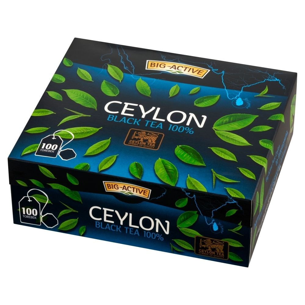 Bio-Active Big-Active Pure Ceylon Herbata czarna 100% 200 g (100 torebek)