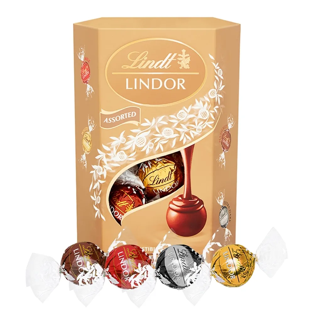 Lindt LINDOR ASSORTED CORNET 200G 53338737