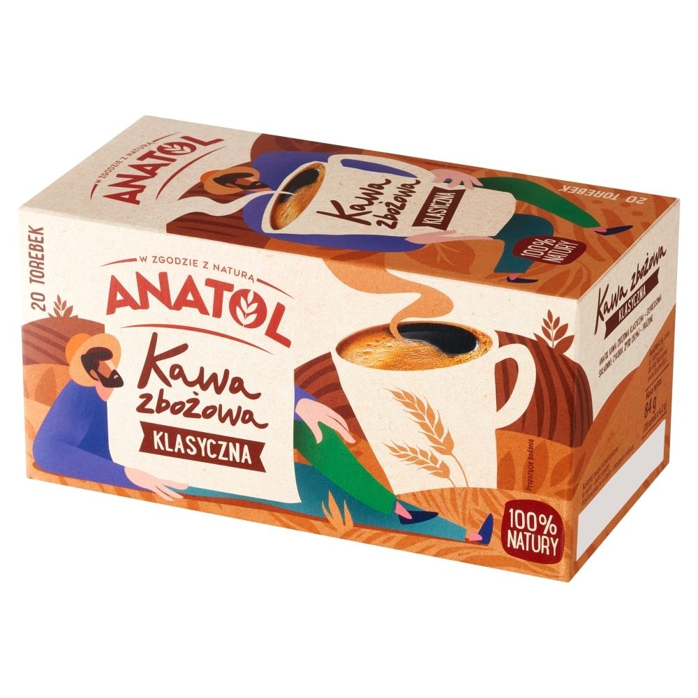 Anatol Kawa zbożowa klasyczna ekspresowa 20 x 4,2 g