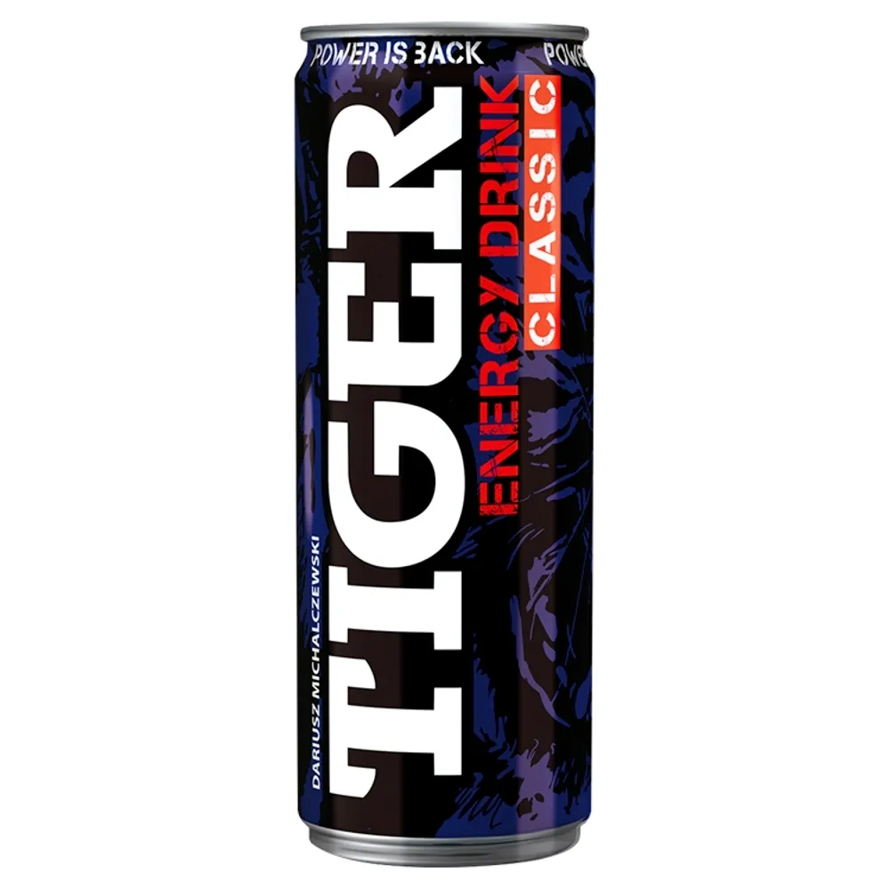 Tymbark Gazowany napój energetyzujący Tiger Energy Drink 250 ml