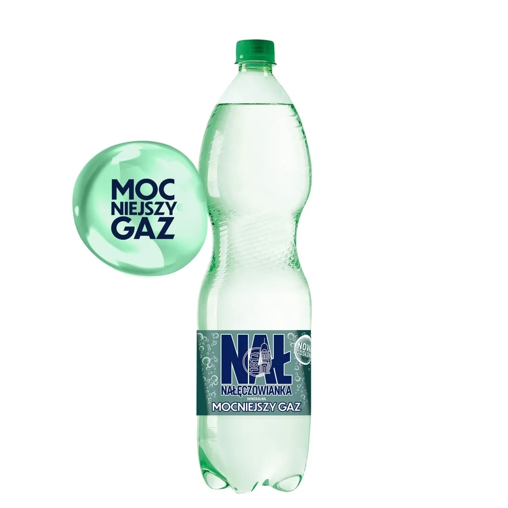 Nałęczowianka Woda 1,5l. gazowana op.6