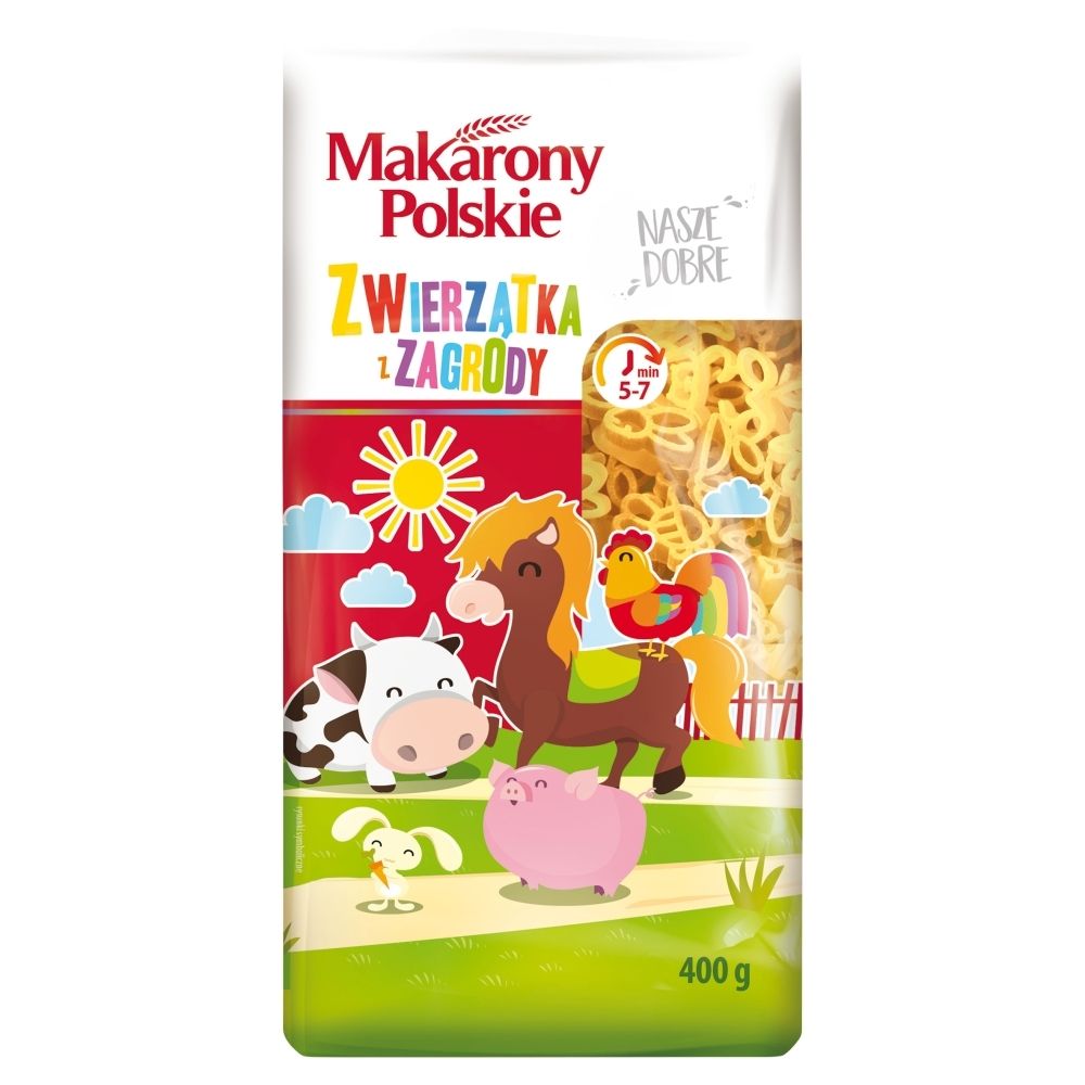MAKARONY POLSKIE MAKARON ZWIERZĄTKA 400G