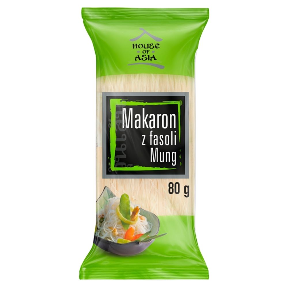 House of Asia HA MAKARON Z FASOLI MUNG 80G zakupy dla domu i biura 31784705