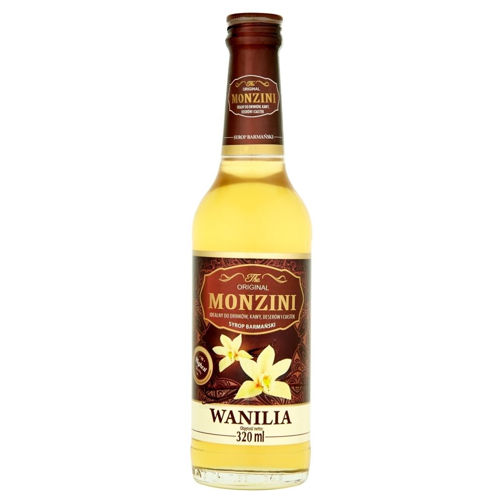 Monzini Syrop Do Kawy O Smaku Waniliowym 320 Ml