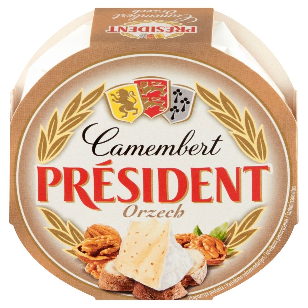 President Ser pleśniowy Camembert orzechowy