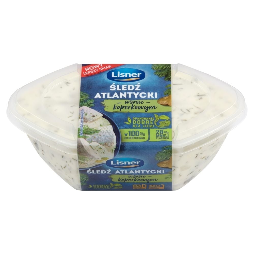 Lisner Śledź atlantycki filety w sosie koperkowym 280 g SPAR-5900344018134