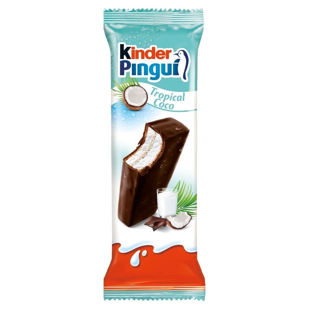 Biszkopt Z Mlecznym I Kokosowym Nadzieniem Kinder Pingui Cocco 30G