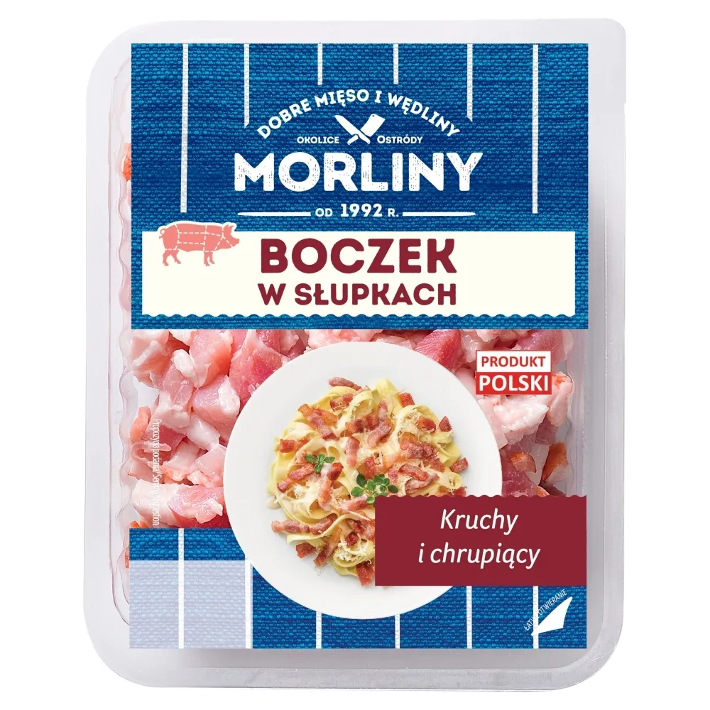 Morliny - Boczek wieprzowy wędzony kostka