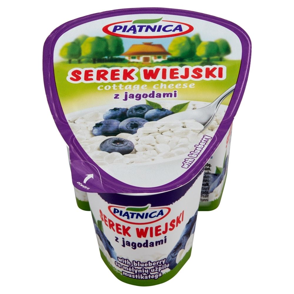 Piątnica - Serek Wiejski z jagodami