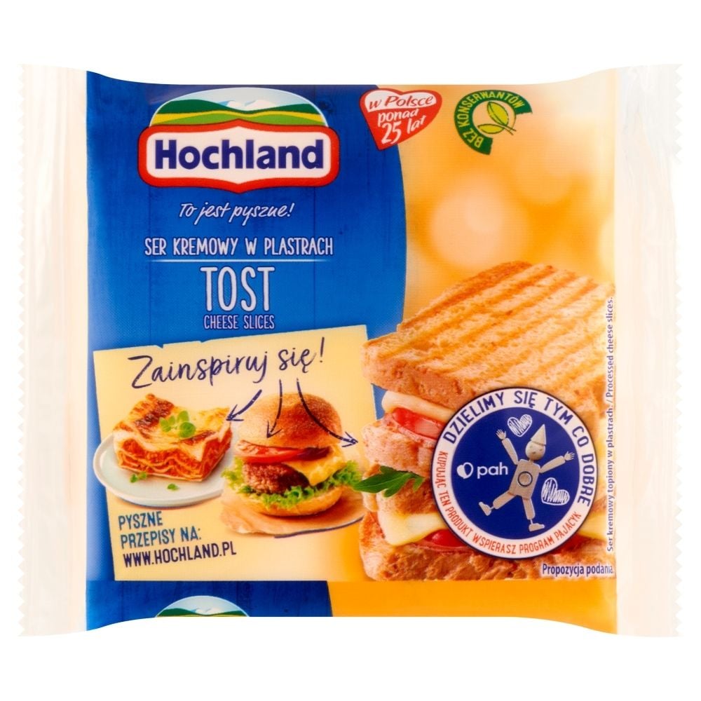 Hochland Tost ser kremowy topiony w plastrach