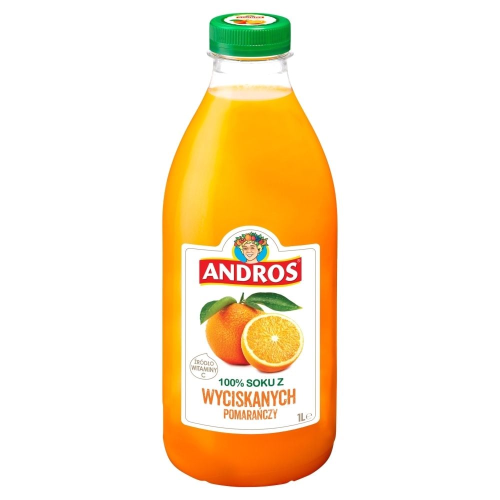 Andros Sok Z Pomarańczy Wyciskanych 1L