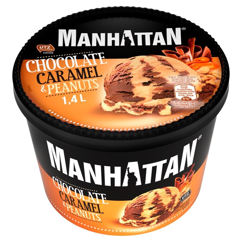 Manhattan - Lody czekoladowe karmel i orzech