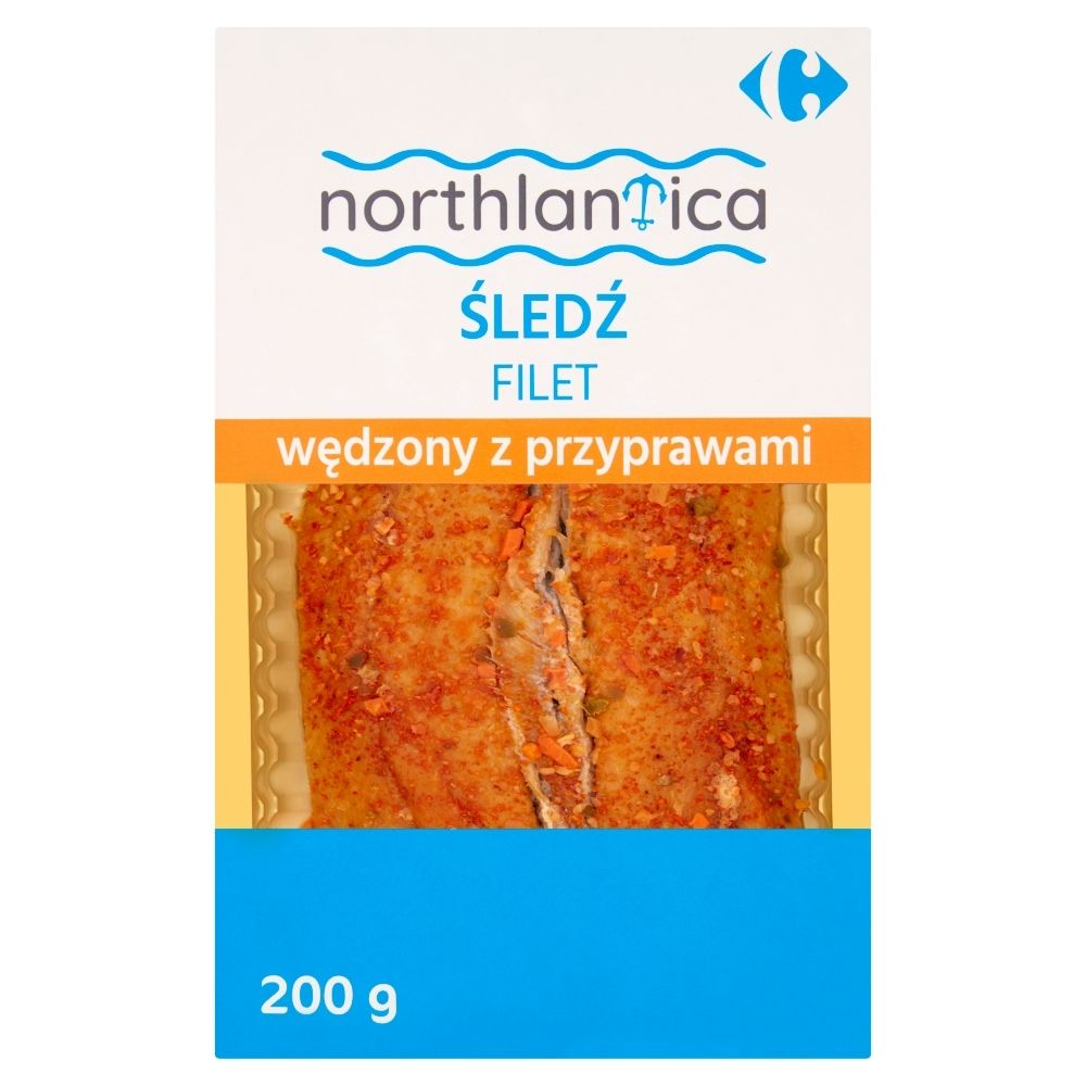 Northlantica Śledź filet wędzony z przyprawami 200 g