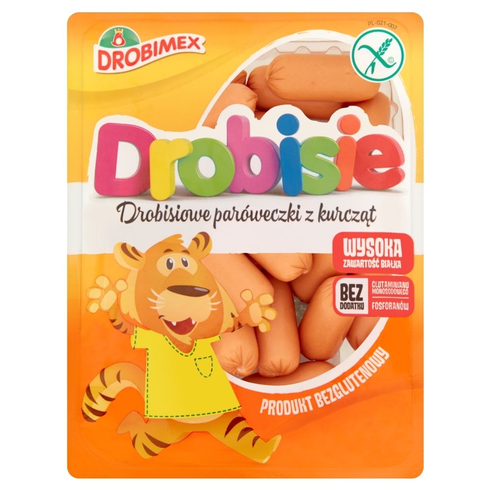 Drobimex Drobisiowe paróweczki bez glutenu