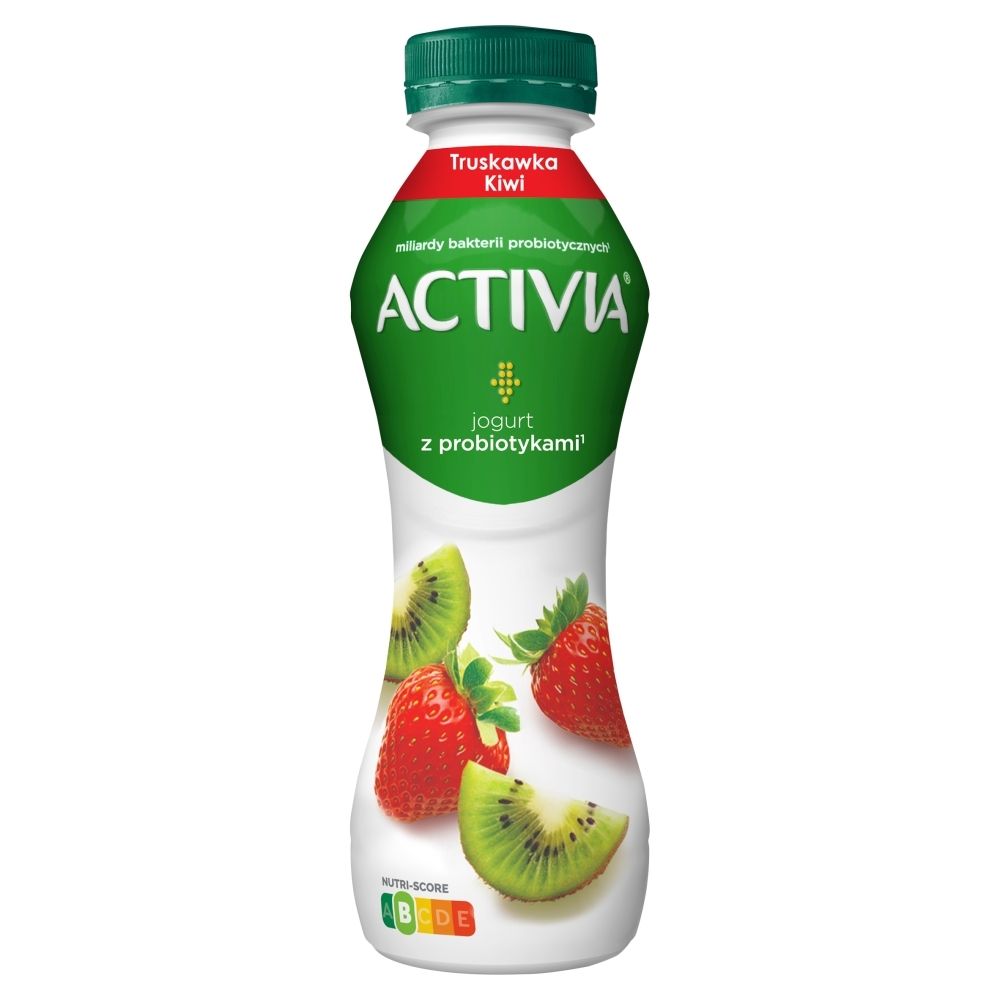 Activia - Jogurt pitny o smaku truskawki i kiwi