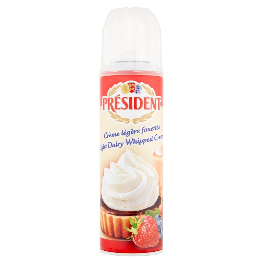 Śmietanka President w sprayu o smaku waniliowym 250g