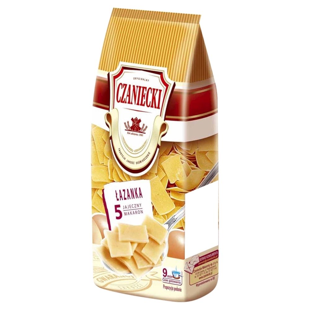 Czaniecki Makaron Łazanka 5-jajeczny 250 g