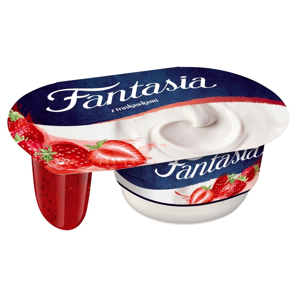 Danone - Fantasia deser kremowy w truskawkami