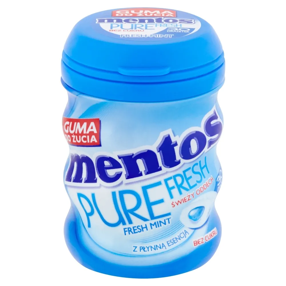 Mentos - Guma do żucia o smaku miętowym bez cukru