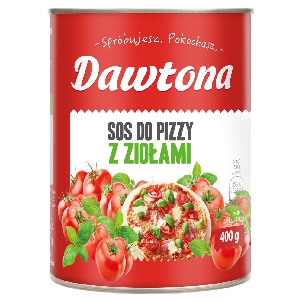 Sos do pizzy z ziołami 400g Dawtona