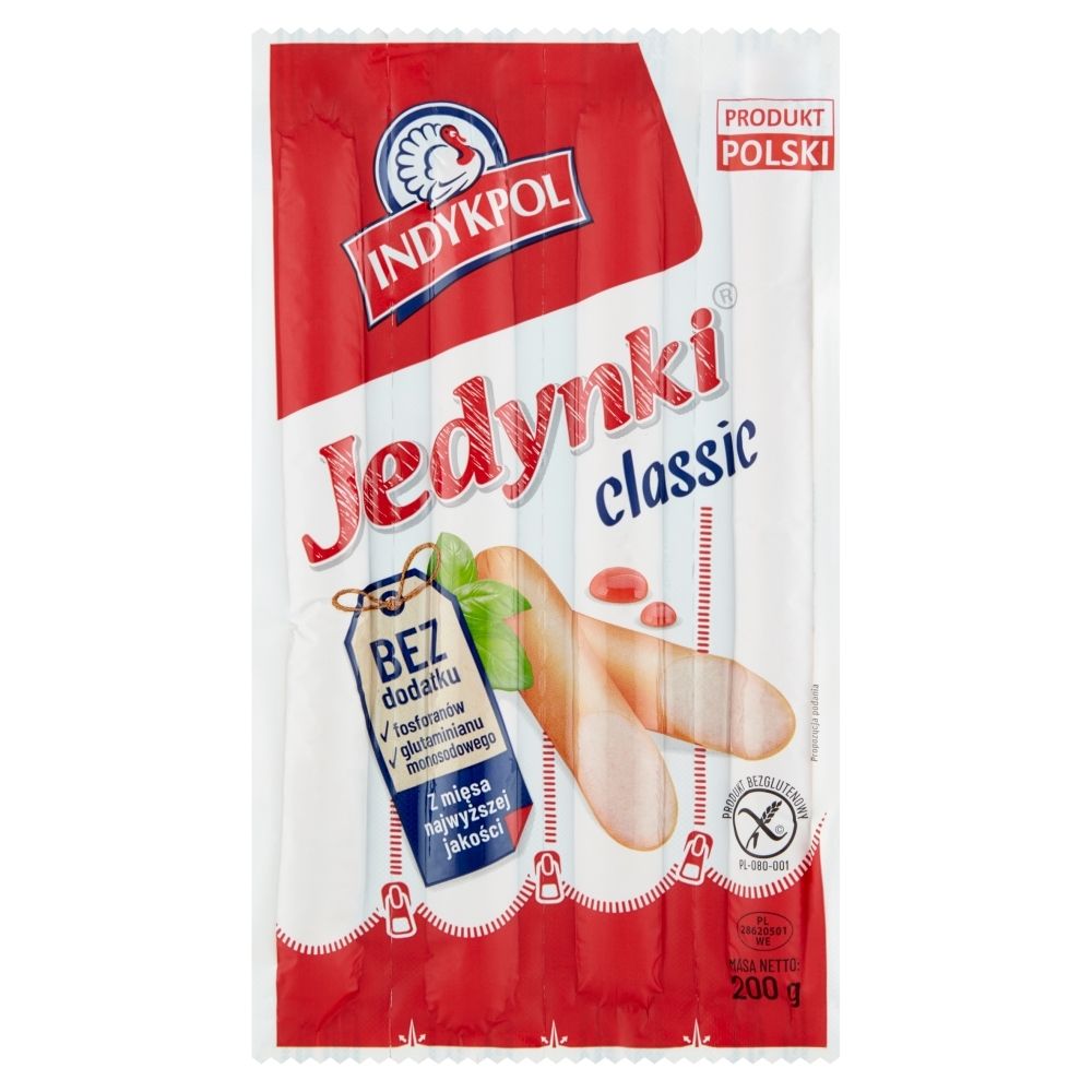 Indykpol - Parówki z indyka bez glutenu