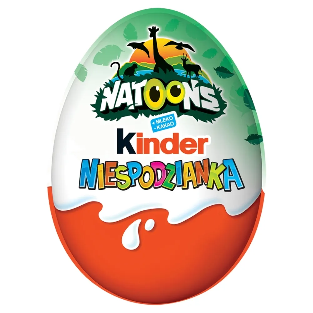 Ferrero Kinder Różowa Niespodzianka Słodkie jajko z niespodzianką pokryte czekoladą mleczną 20 g
