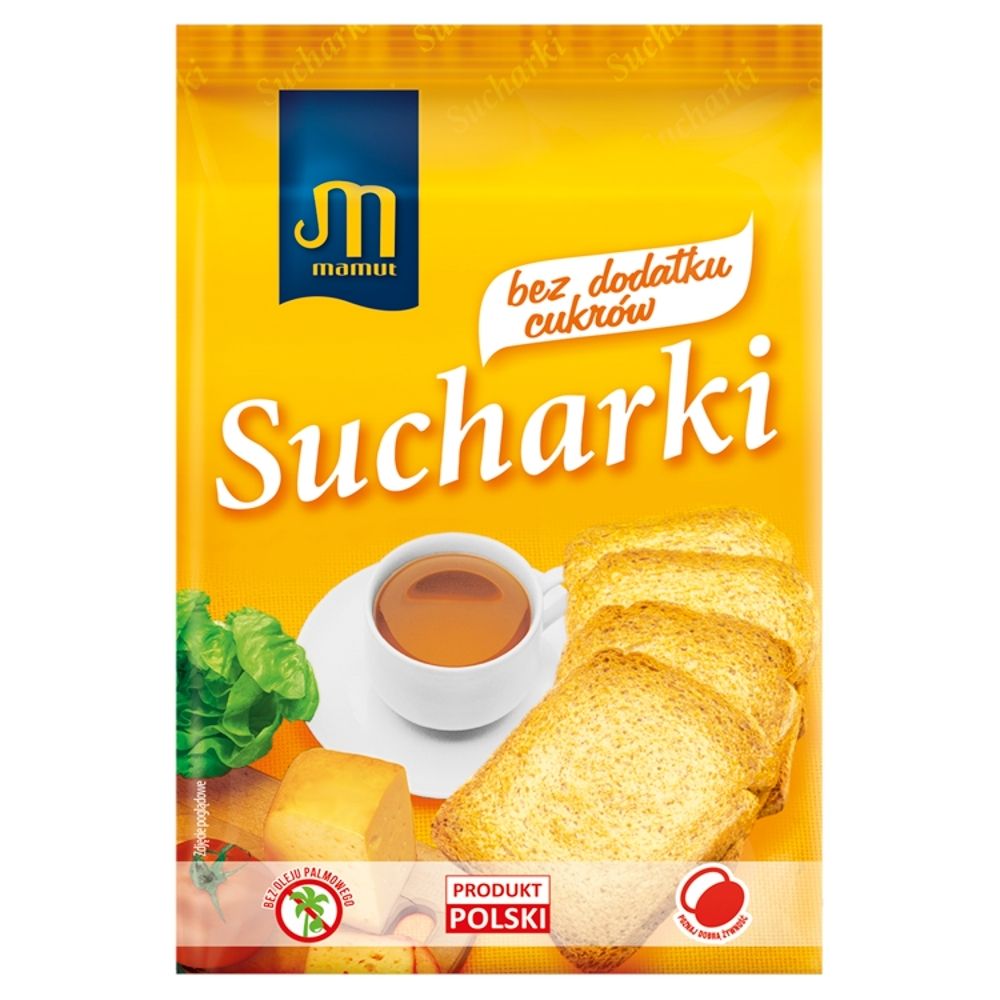 Mamut Sucharki bez dodatku cukrów 285 g