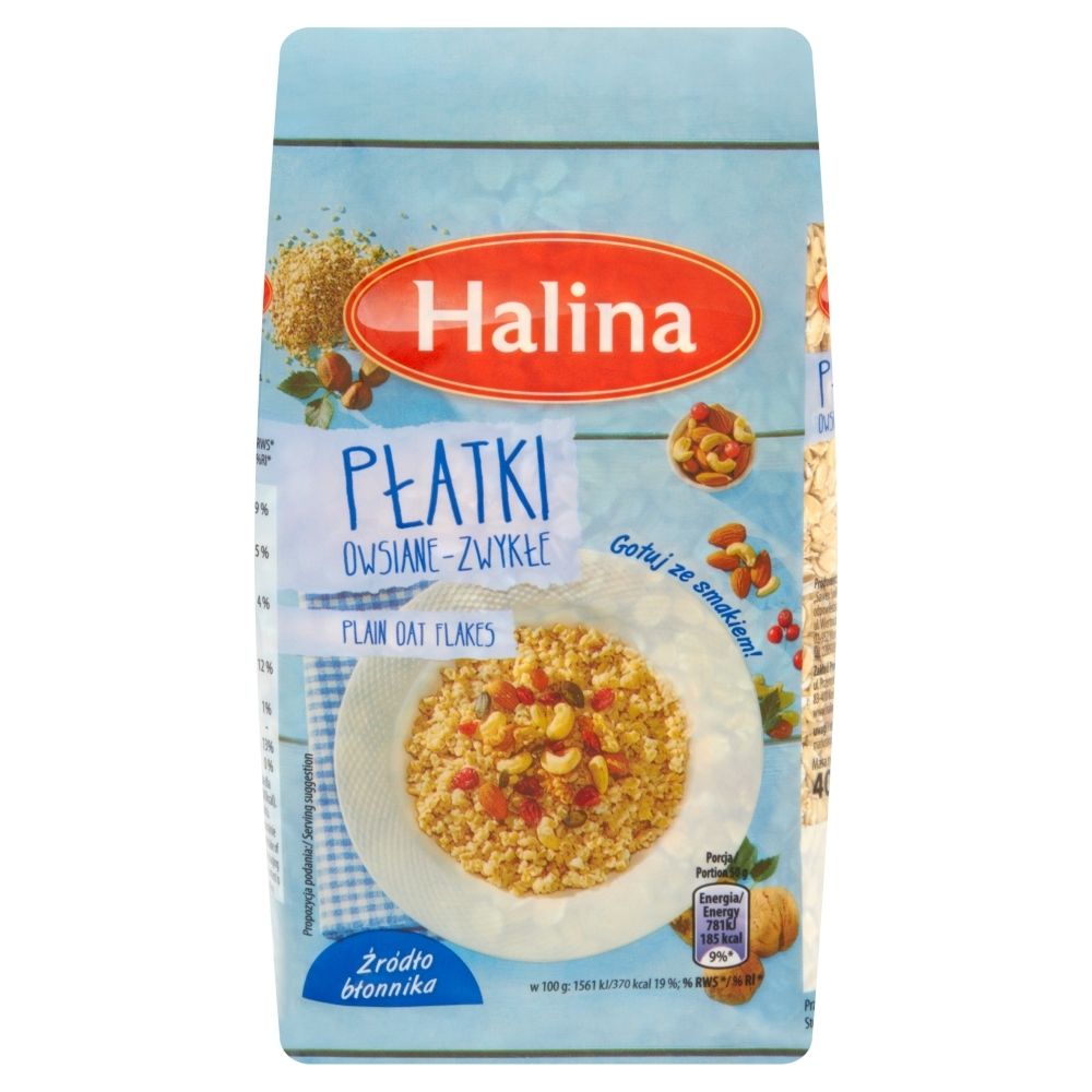 Halina PŁATKI OWSIANE ZWYKŁE 400G