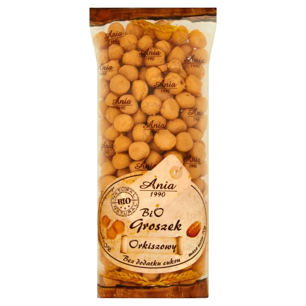 Ania Groszek ptysiowy ORKISZOWY b/cukru BIO 70g 26431-uniw
