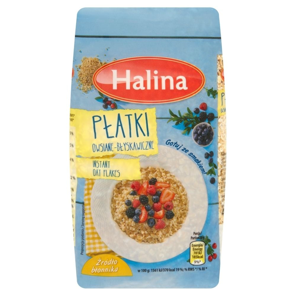 Halina PŁATKI OWSIANE BŁYSKAWICZNE 400G
