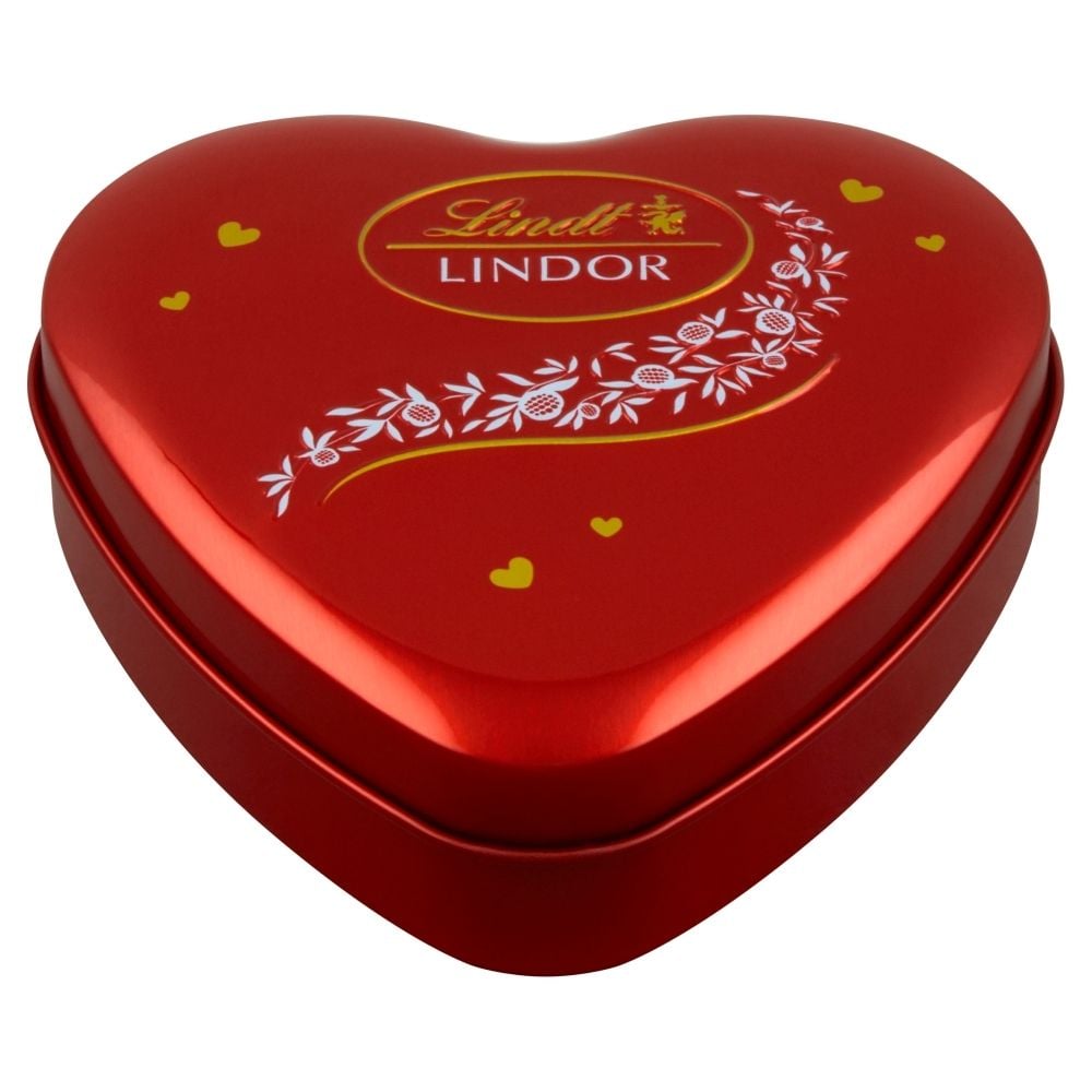 Lindt LIN.LINDOR MILK HEART TIN 50G 50 G