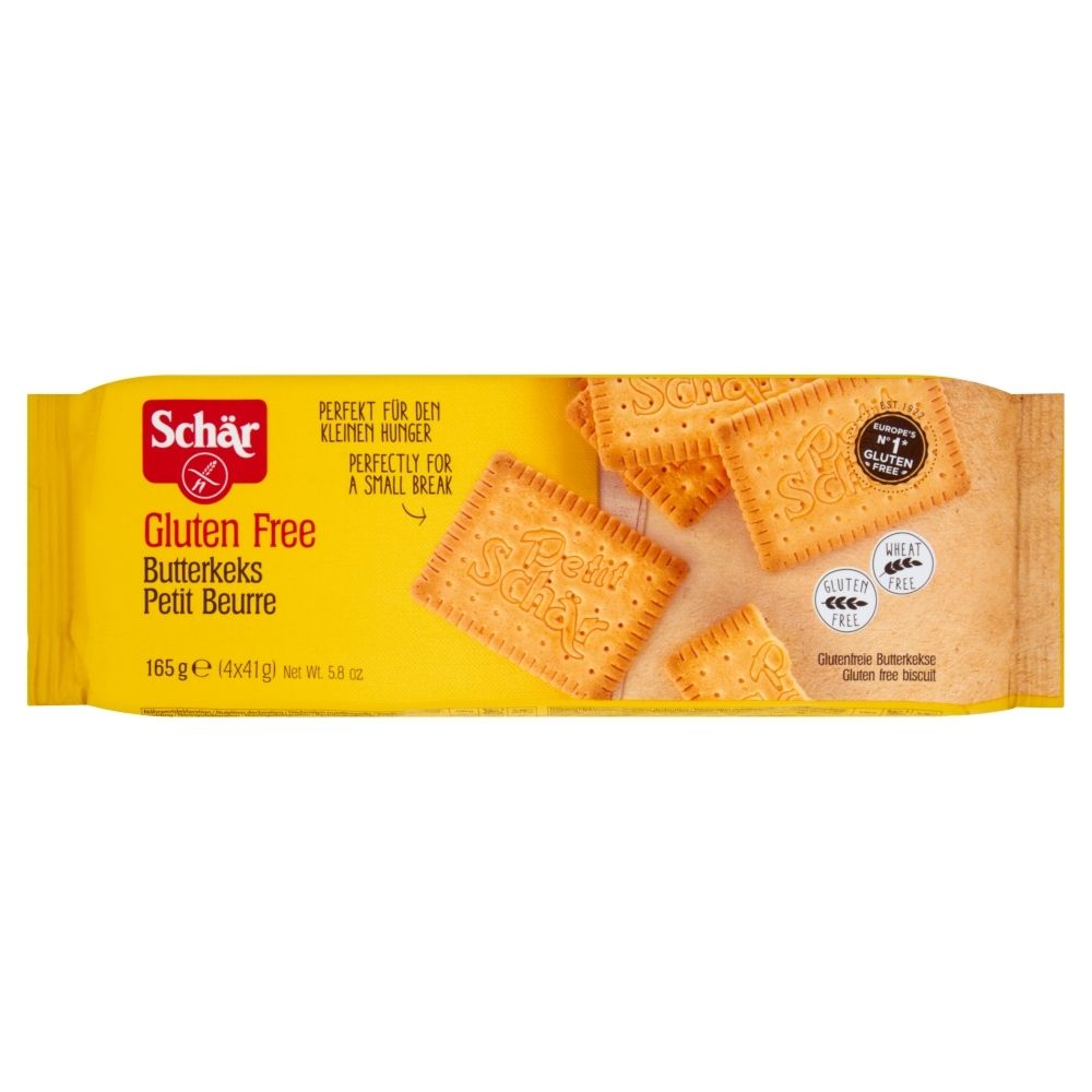 Schar Herbatniki bezglutenowe petit beurre 165g - 8008698012857