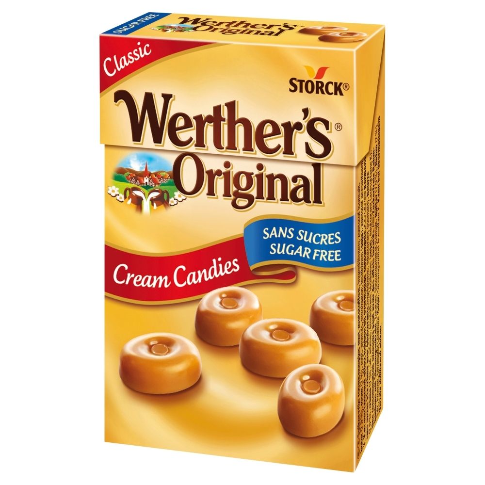 Werthers Original CUKIERKI ŚMIETANKOWE BEZ CUKRU 42G Zakupy dla domu i biura! 91057968