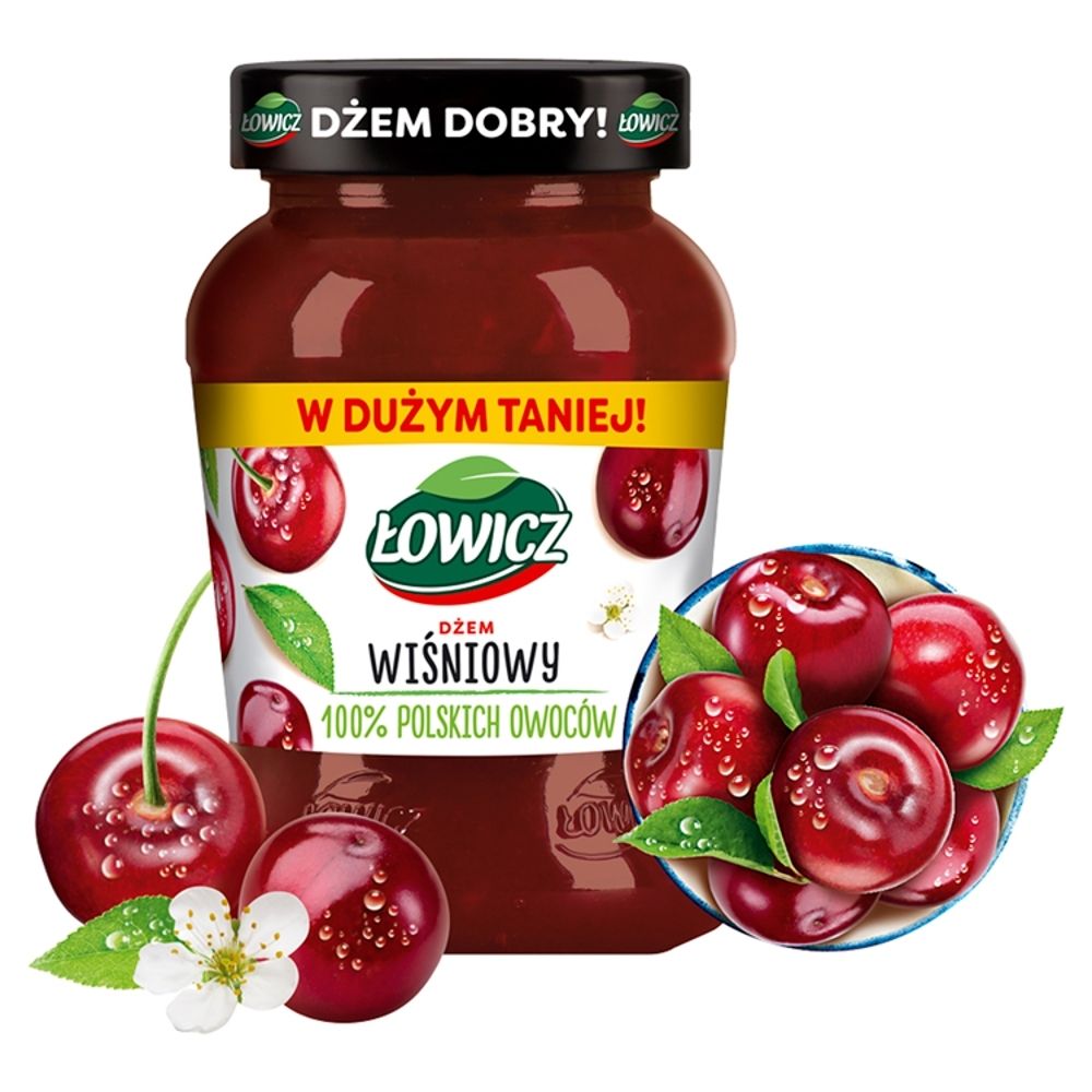 Łowicz DŻEM Z WIŚNI 450 G