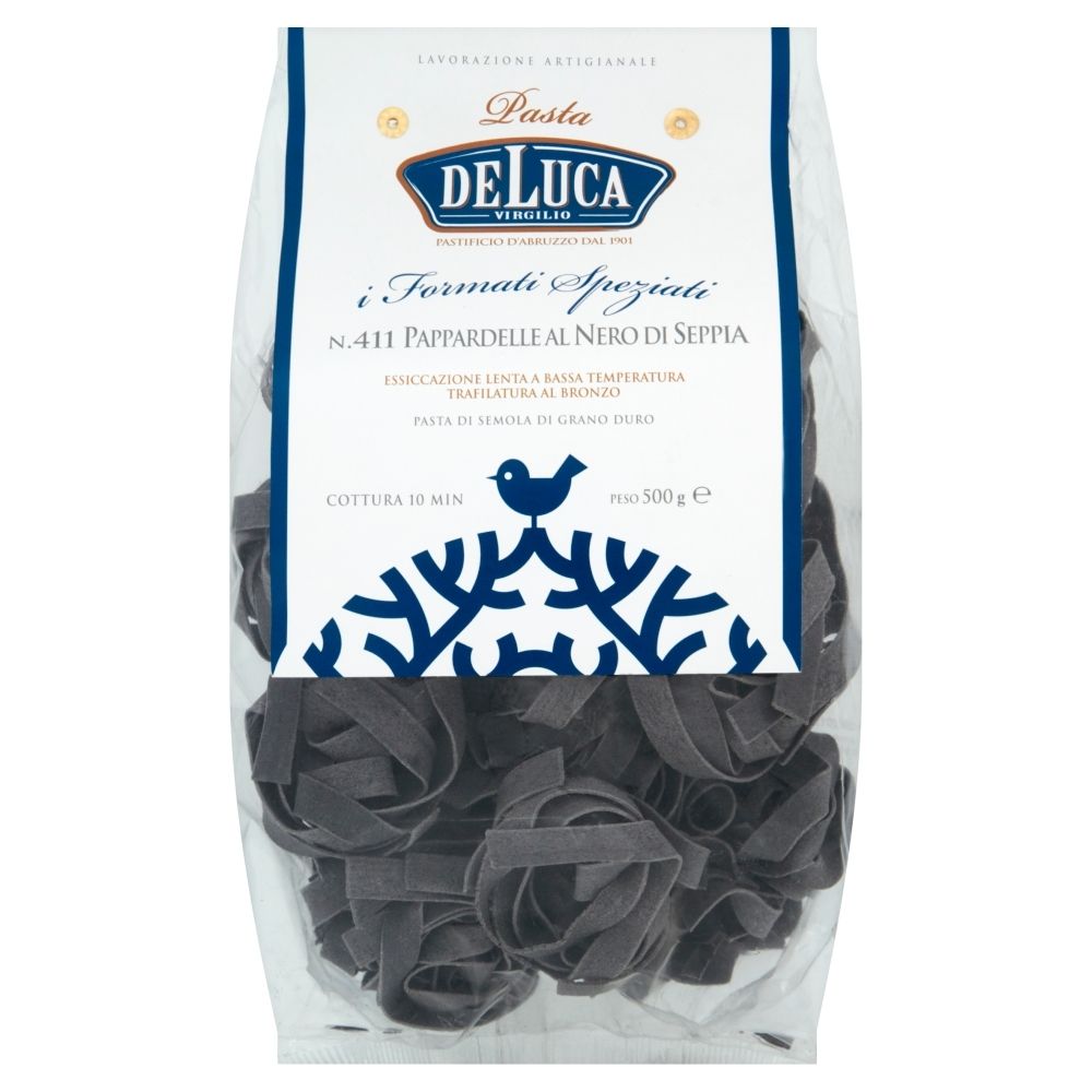 DE LUCA Makaron czarny pappardelle z pszenicy durum