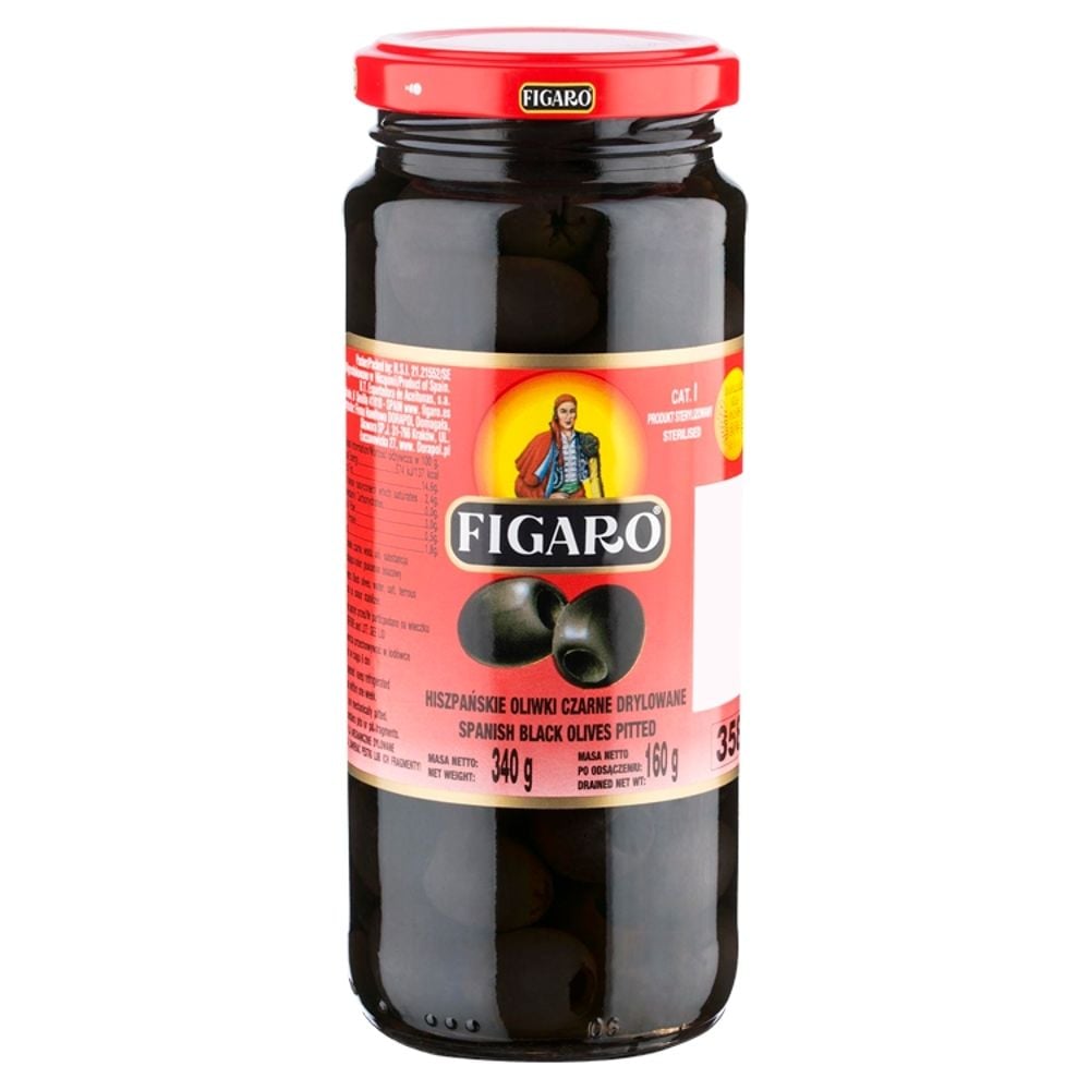 Figaro OLIWKI CZARNE DRYLOWANE 340G/160G