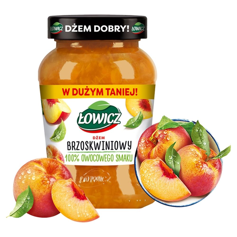 Łowicz DŻEM Z BRZOSKWIŃ 450 G