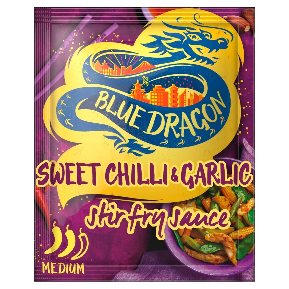 Blue Dragon - Słodko-ostry sos stir-fry z chilli. czosnkiem i białym octem ryżowym