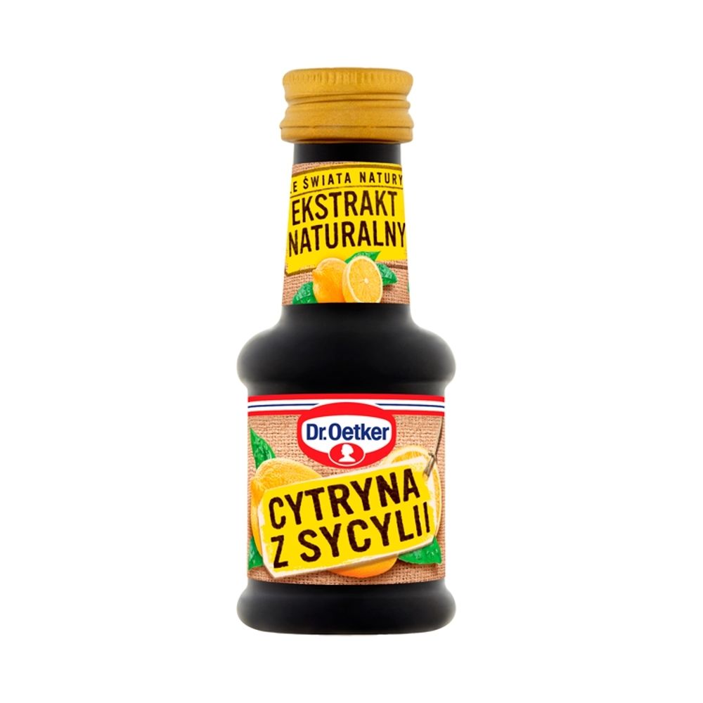 Dr Oetker EKSTRAKT NATURALNY CYTRYNA Z SYCYLII 30ML zakupy dla domu i biura 42287714