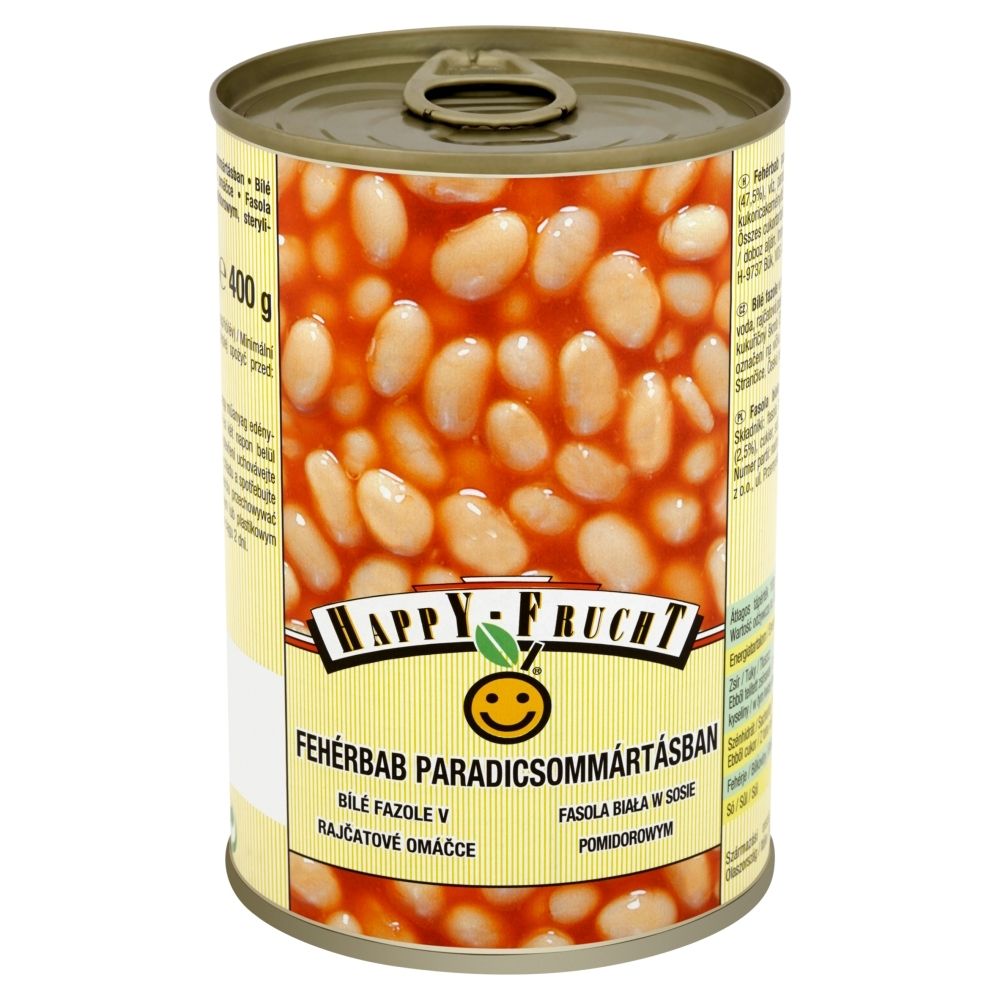 VOG Fasola biała w sosie pomidorowym Happy Frucht 400 g